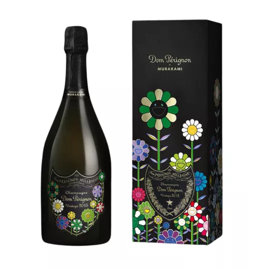 Murakami Dom Pérignon 2015 Champagnerflasche - Limitierte Auflage signiert von Takashi Murakami