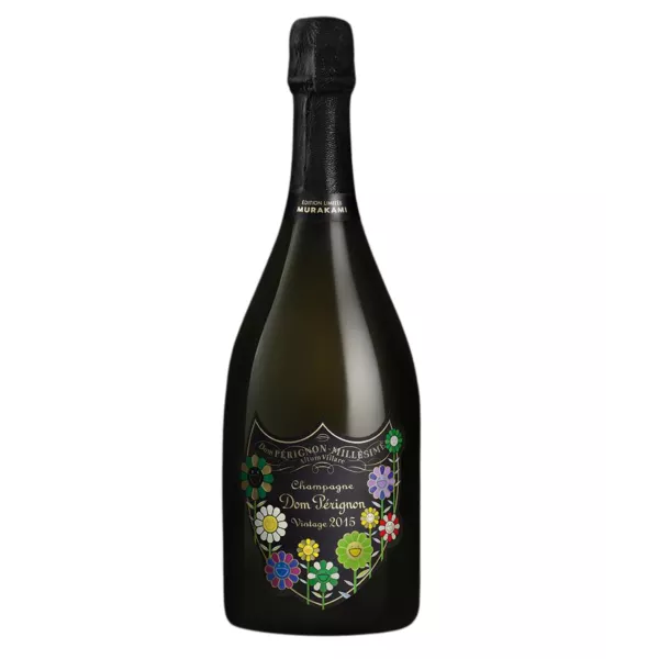 Dom Pérignon Murakami 2015 Box mit von japanischer Kunst inspiriertem Blumendesign