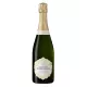 Flasche Alfred Gratien Brut Nature Champagner, eine Null-Dosierungs-Cuvée, die in Eichenfässern in Épernay vinifiziert wird.