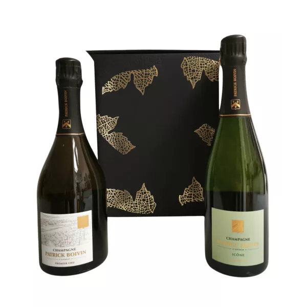 Geschenkset Winzerchampagner Boivin 1 er Cru brut und Jahrgang 2020