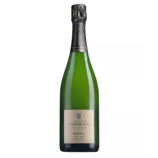 Flasche Champagner Pascal Agrapart Minéral 2019 Extra Brut Grand Cru Blanc de Blancs