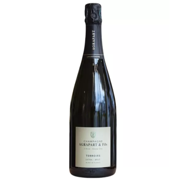 Flasche Champagner Agrapart Terroirs Extra Brut Blanc de Blancs Grand Cru