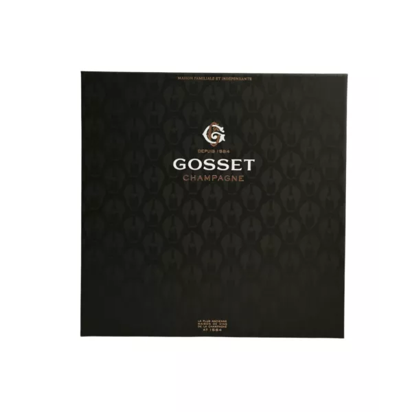 Champagne Gosset Grande Réserve Brut - Set mit 2 Flöten