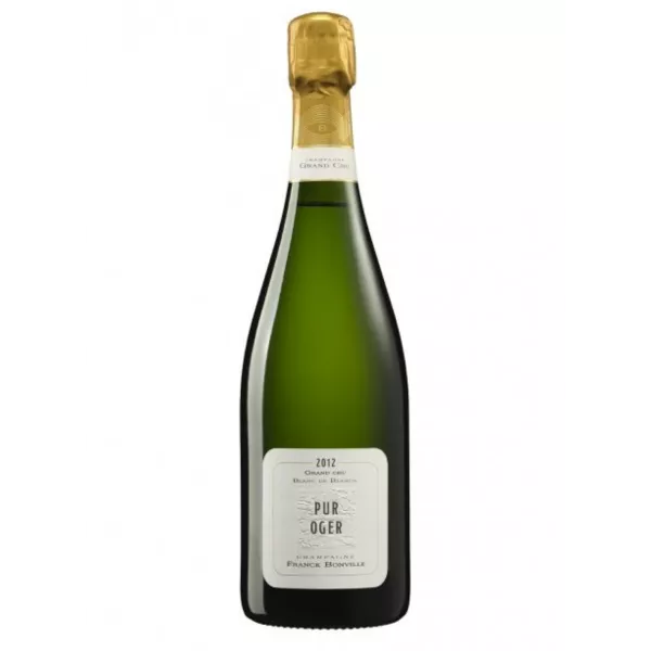 Champagnerflasche Franck Bonville Pur Oger Grand Cru Blanc de Blancs, Vorderansicht