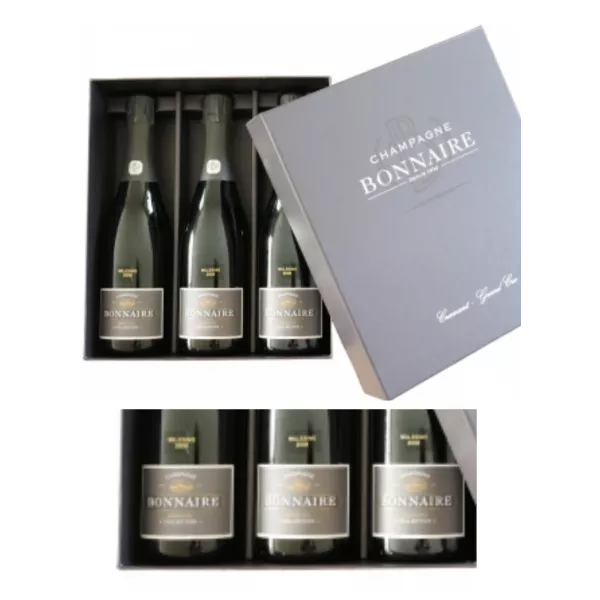 Champagner-Geschenkset BONNAIRE Trilogie
