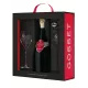 Champagne Gosset Grande Réserve Brut 75cl Flasche, rotes Etikett, Vorderansicht