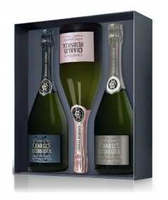 Champagner-Geschenkset CHARLES HEIDSIECK (Brut + Blanc De Blancs +rosé)