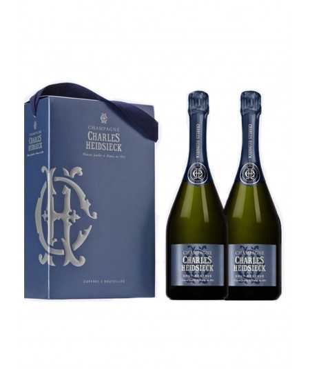 Champagner-Geschenkset CHARLES HEIDSIECK 2 Brut Reserve
