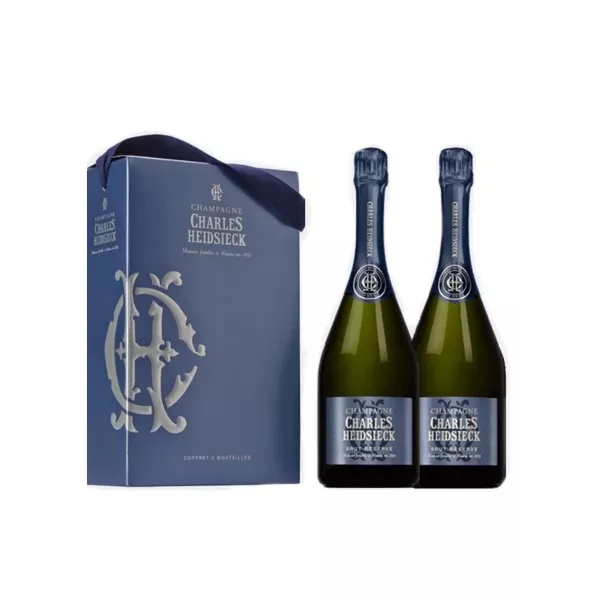 Champagner-Geschenkset CHARLES HEIDSIECK 2 Brut Reserve