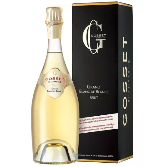 Flasche GOSSET Grand Blanc De Blancs Brut Champagner
