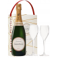 Champagner-Geschenkset LAURENT-PERRIER mit 2 Gläsern