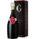 Champagne Gosset Grande Réserve Brut Magnum-Flasche, Vorderansicht mit rotem Etikett und goldener Kapsel