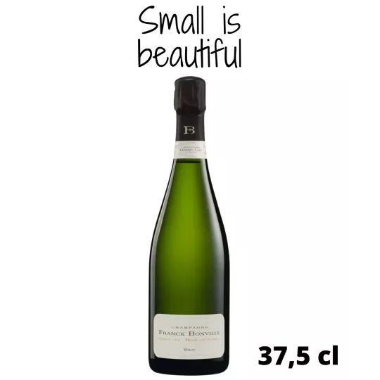 Halbe Flasche Champagner FRANCK BONVILLE Brut Grand Cru Blanc de Blancs