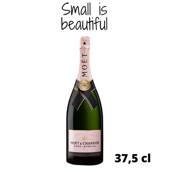 Halbe Flasche Champagner MOET & CHANDON Rosé Impérial