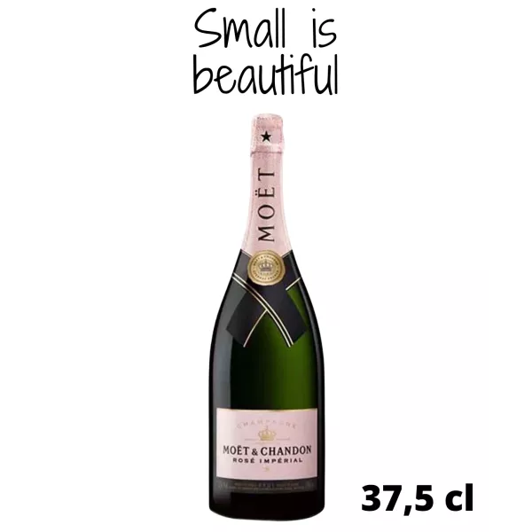 Halbe Flasche Champagner MOET & CHANDON Rosé Impérial