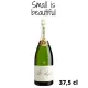 Halbe Flasche Champagne Pol Roger Réserve Brut 37,5cl, Vorderansicht