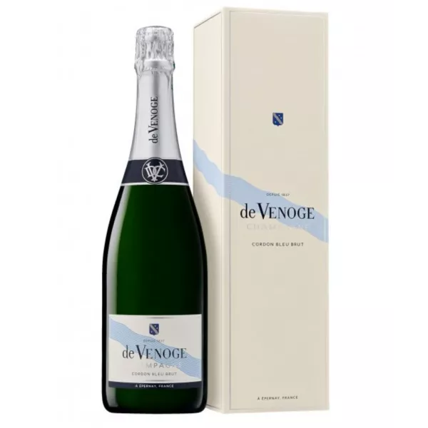 Flasche DE VENOGE Cordon Bleu Brut Champagner