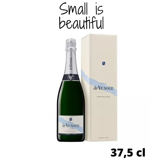 Halbe Flasche De Venoge Cordon Bleu Brut: Intimer Luxus