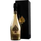 Armand de Brignac Brut Gold 75cl Champagnerflasche mit goldener Luxusschatulle