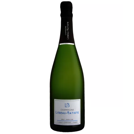 Champagner LEBEAU-BATISTE Brut Tradition – Elegante Flasche prickelnder Champagner in einem raffinierten Ambiente.