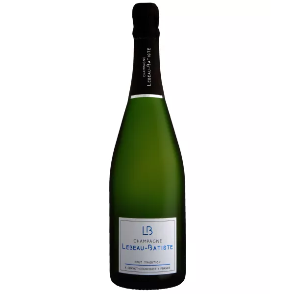 Champagner LEBEAU-BATISTE Brut Tradition – Elegante Flasche prickelnder Champagner in einem raffinierten Ambiente.