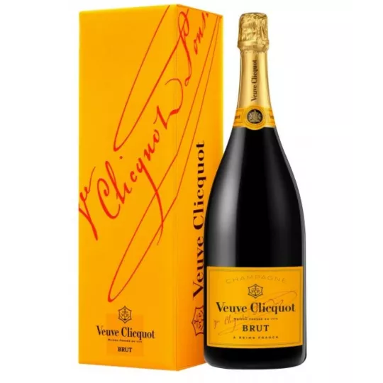 Magnum-Flasche des Champagners VEUVE CLICQUOT Brut Carte Jaune