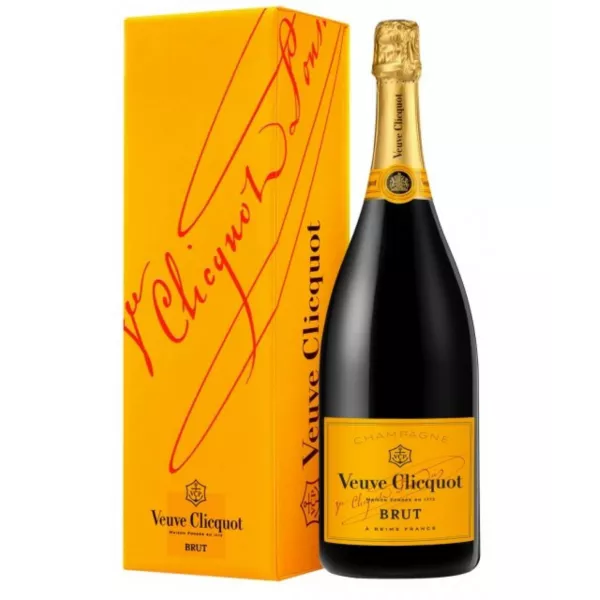 Magnum-Flasche des Champagners VEUVE CLICQUOT Brut Carte Jaune