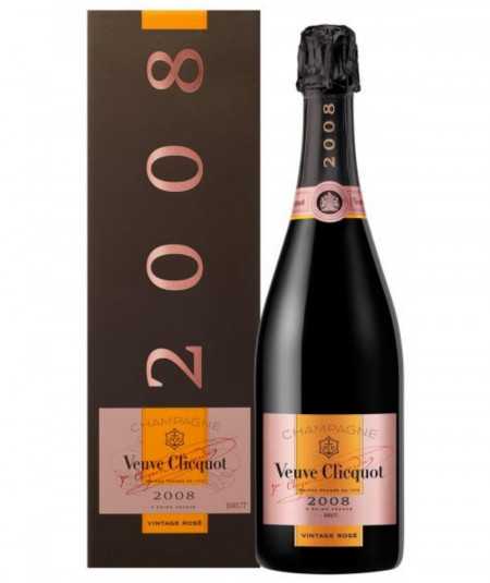 VEUVE CLICQUOT Rosé Jahrgangs Champagner 2008
