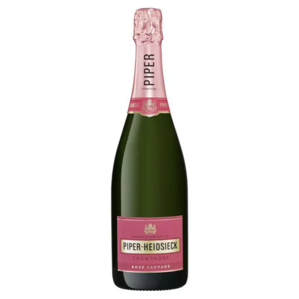 Champagner-Flasche Piper-Heidsieck Rosé Sauvage - brut rosé Pinot Noir