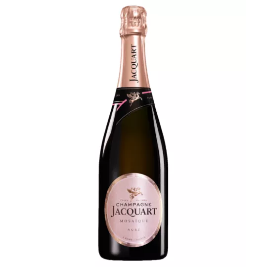 Flasche Champagner JACQUART Brut Rosé Mosaïque
