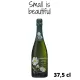 Halbe Flasche Champagner Baron Dauvergne Fine Fleur Blanc de Noirs, Vorderansicht