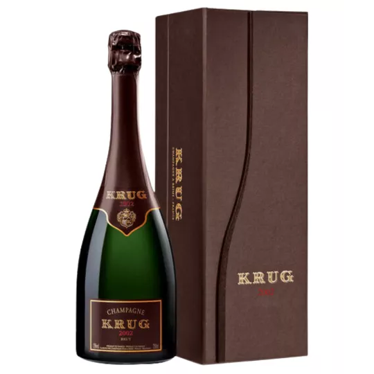 Champagner Magnumflasche KRUG 2002 Außergewöhnlicher Jahrgang