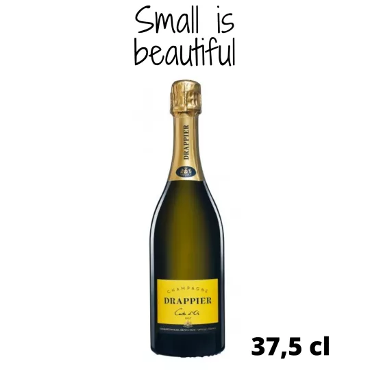 Halbe Flasche Champagne Drappier Carte d'Or - Eleganz