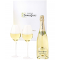 PERRIER-JOUËT Champagner Geschenkset Blanc De Blancs mit 2 Gläsern