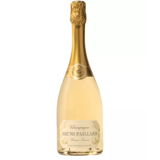 Bruno Paillard Blanc de Blancs Grand Cru Champagnerflasche, Vorderansicht
