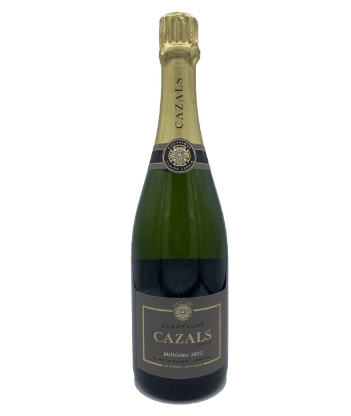 CAZALS 2012 Jahrgang Blanc de Blancs Grand Cru Champagner
