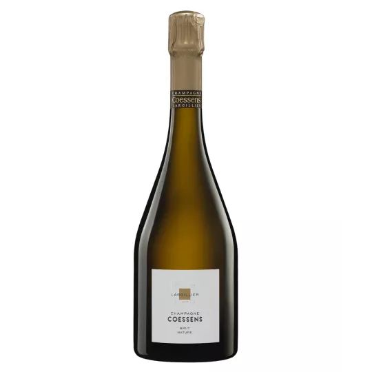 Flasche Champagne Coessens Brut Nature, Blanc de Noirs, Vorderansicht