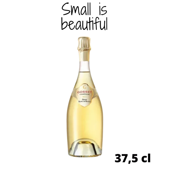 Halbe Flasche Champagner GOSSET Grand Blanc De Blancs Brut