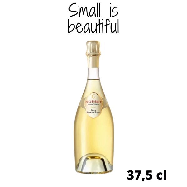 Halbe Flasche Champagner GOSSET Grand Blanc De Blancs Brut