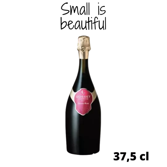 Halbe Flasche Champagner GOSSET Grand Rosé Brut