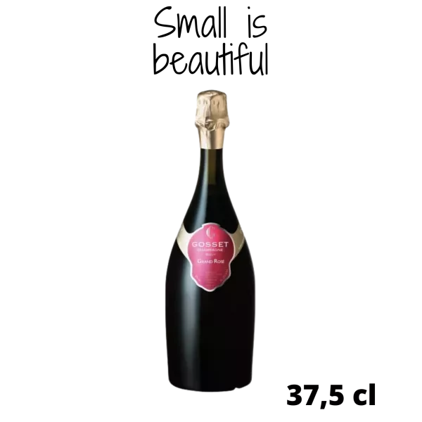Halbe Flasche Champagner GOSSET Grand Rosé Brut