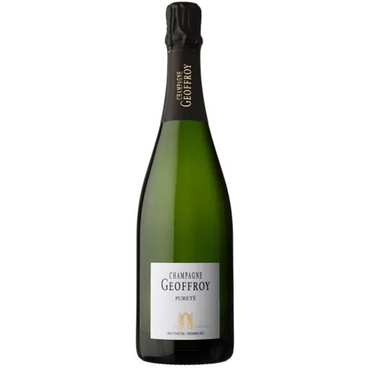 Champagnerflasche René Geoffroy Premier Cru Pureté Extra-Brut Zéro Dosage, Vorderansicht