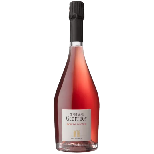 Champagnerflasche René Geoffroy Premier Cru Rosé de Saignée, Rosé, Vorderansicht