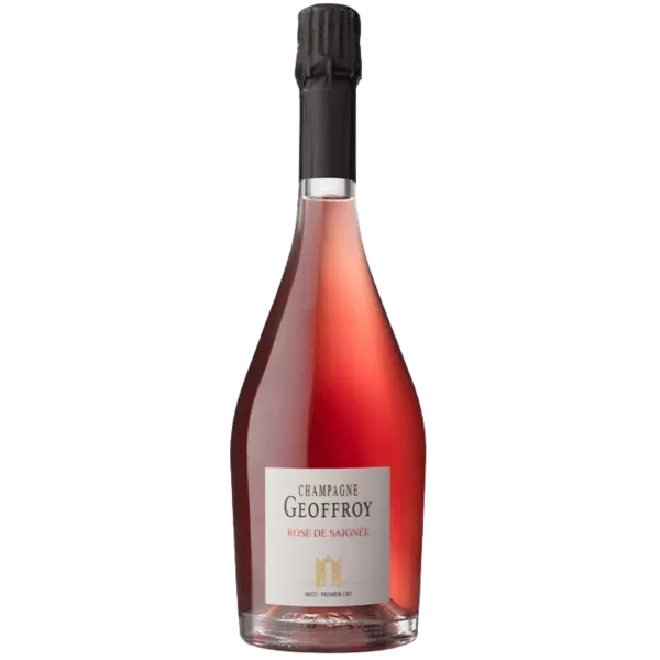 Champagnerflasche René Geoffroy Premier Cru Rosé de Saignée, Rosé, Vorderansicht