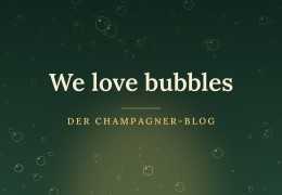 Servieren Sie einen guten Champagner