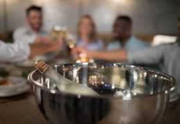 M'30 Champagnerschale aus Kupfer